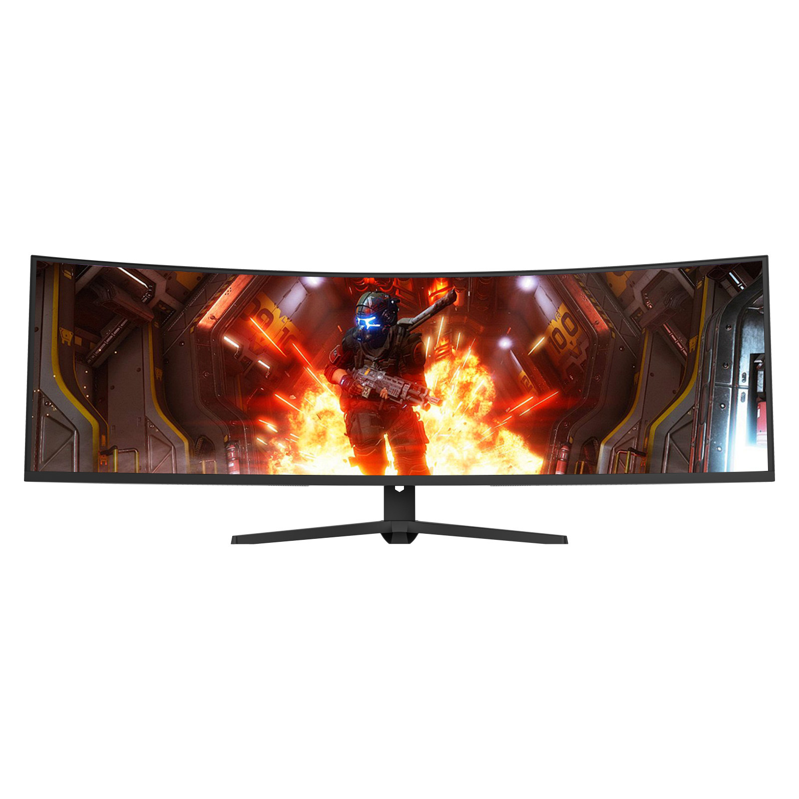 Pc Gaming Ultrawide Monitor - Zakrzywiony monitor gamingowy R3800 o przekątnej