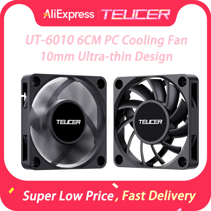 Pc Gaming Simulator - TEUCER UT-6010 6cm Ultra Cienki Wentylator
