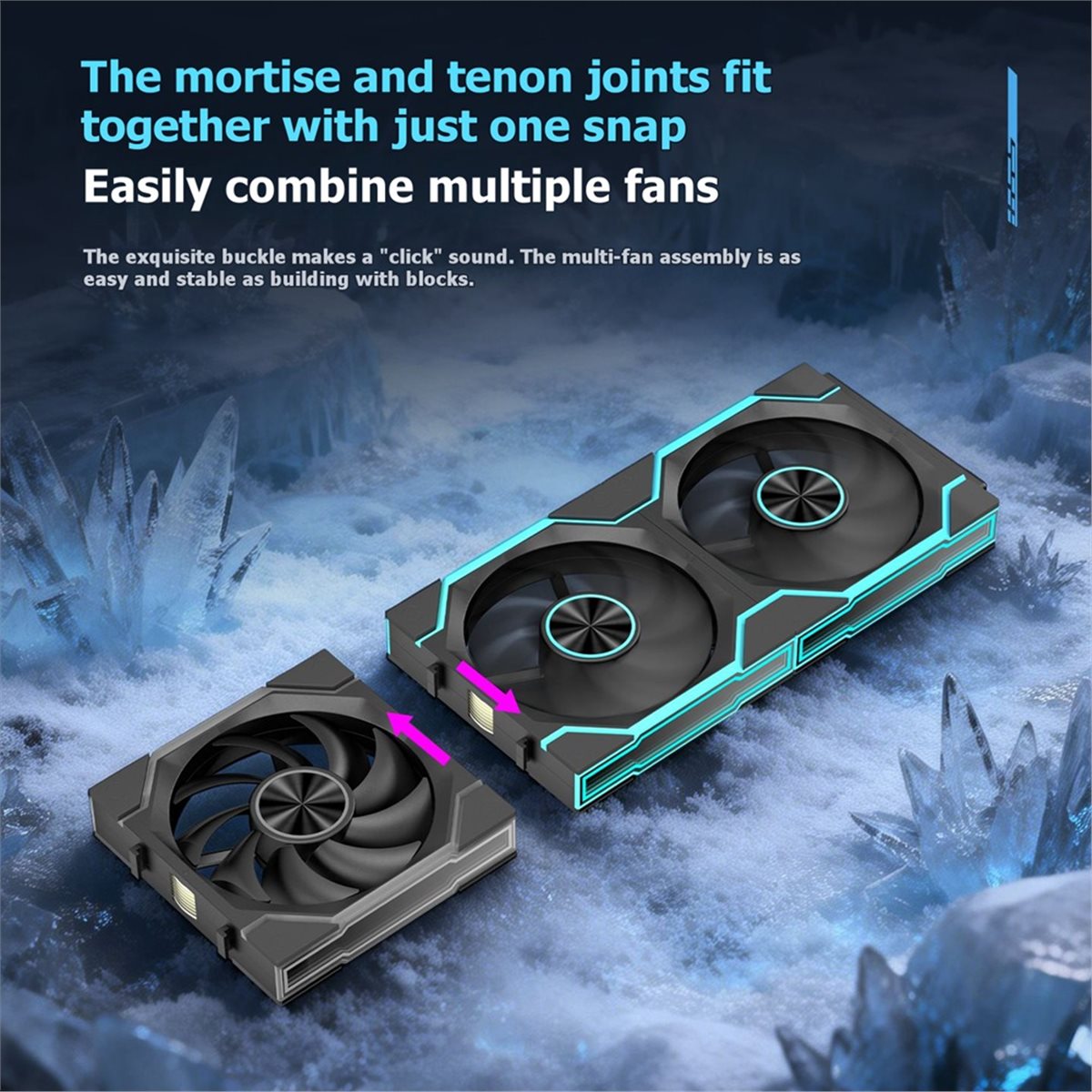 Pc Gaming Water Cooling - Wentylator chłodzący ARGB 120mm PWM Cichy