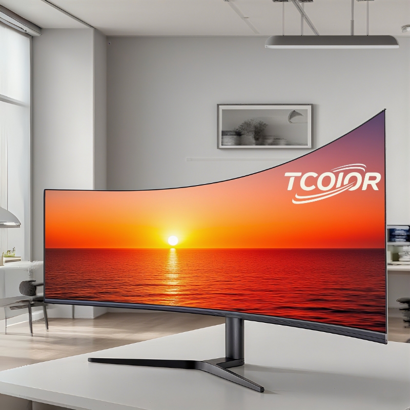 Pc Gaming Ultrawide Monitor - Bezramkowy, cienki monitor LED do biura,