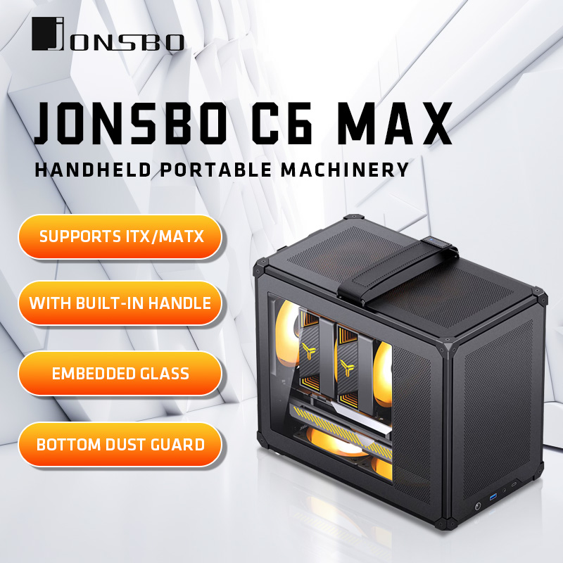 Pc Gaming Itx - Obudowa JONSBO C6 MAX Mesh Handle