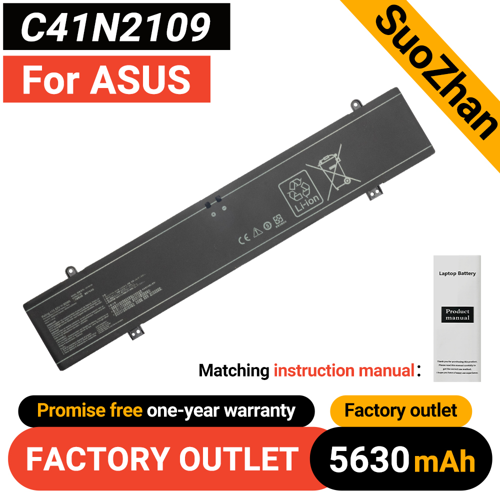 Pc Gaming Asus Rog - SUOZHAN 15.52V 90Wh C41N2109 Bateria do