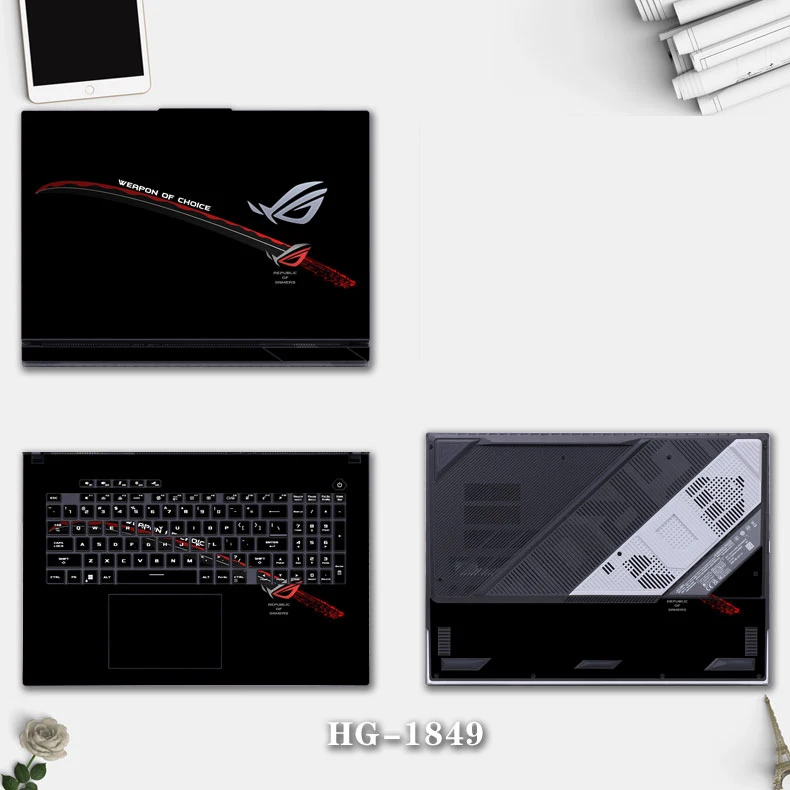 Modne malowane naklejki na lap – Pc Gaming Asus Rog recenzja i cena
