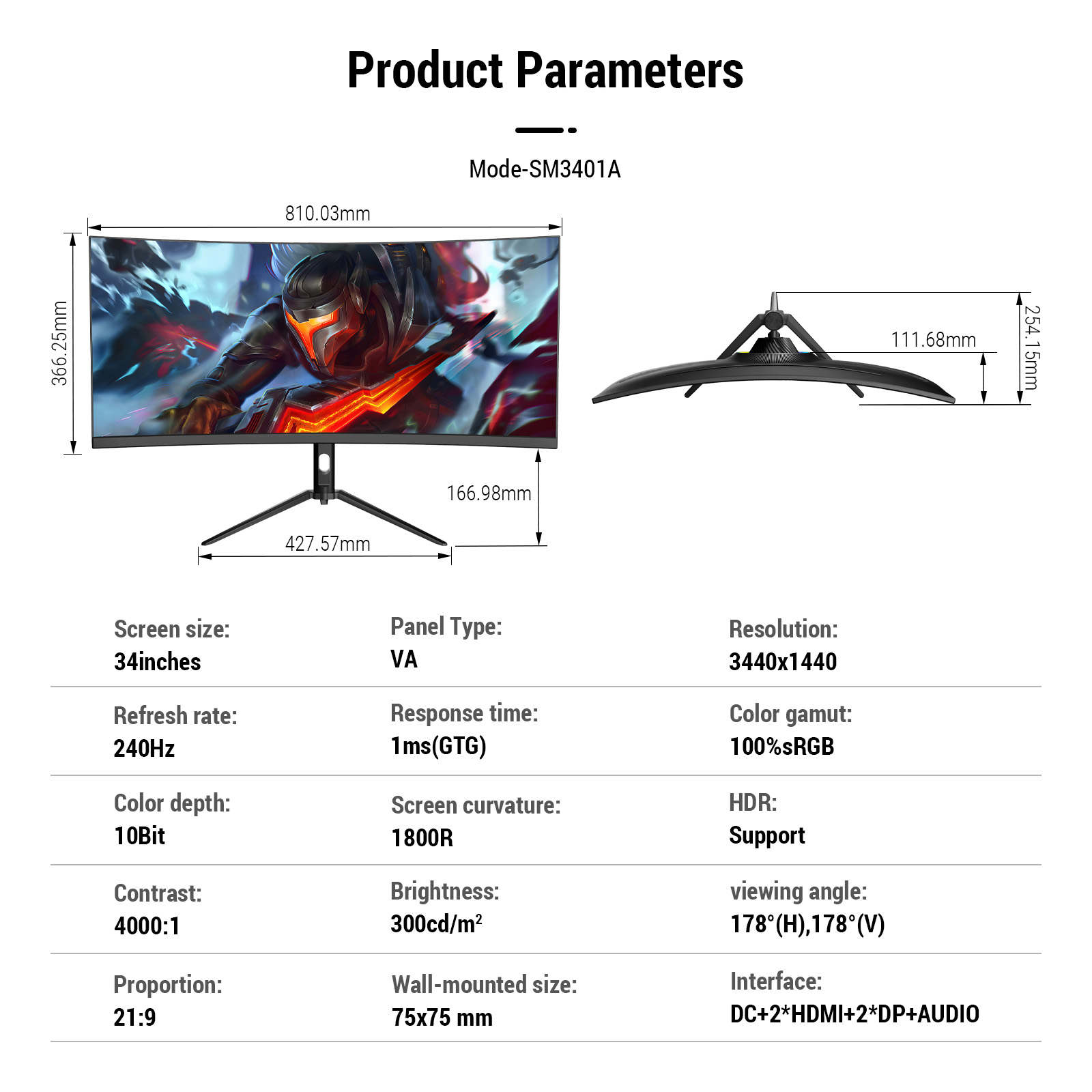 Wyświetlacze 34-calowe 4K, zak – Pc Gaming Ultrawide Monitor recenzja i cena