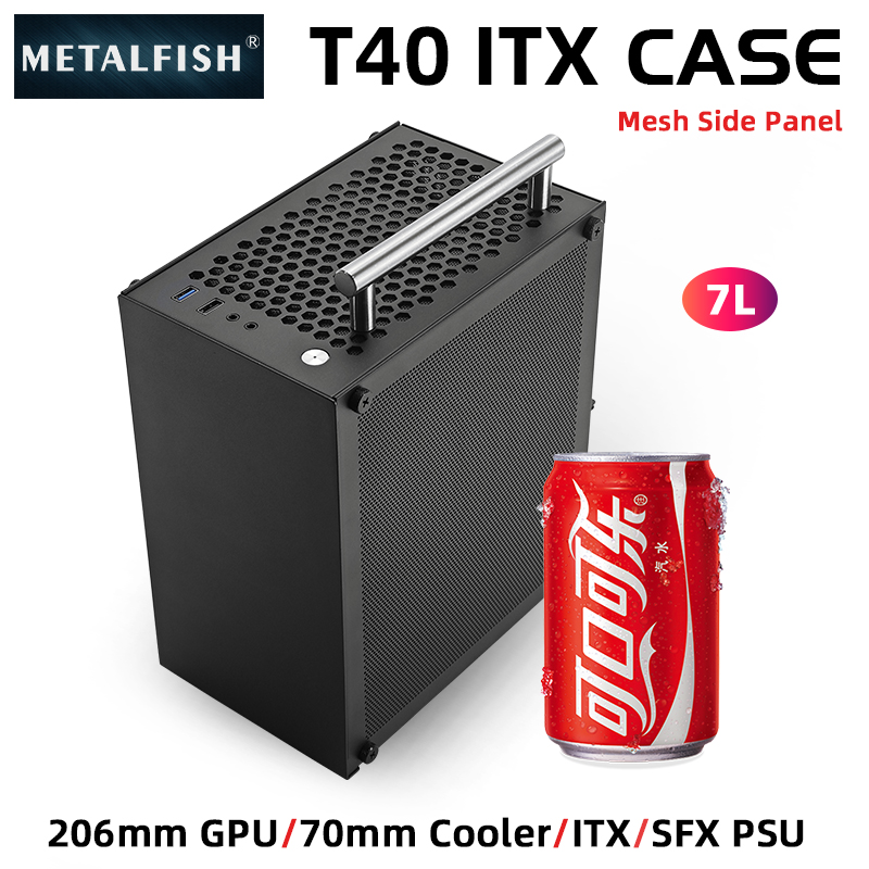 METALFISH T40 Mini ITX czarna  – Pc Gaming Itx recenzja i cena