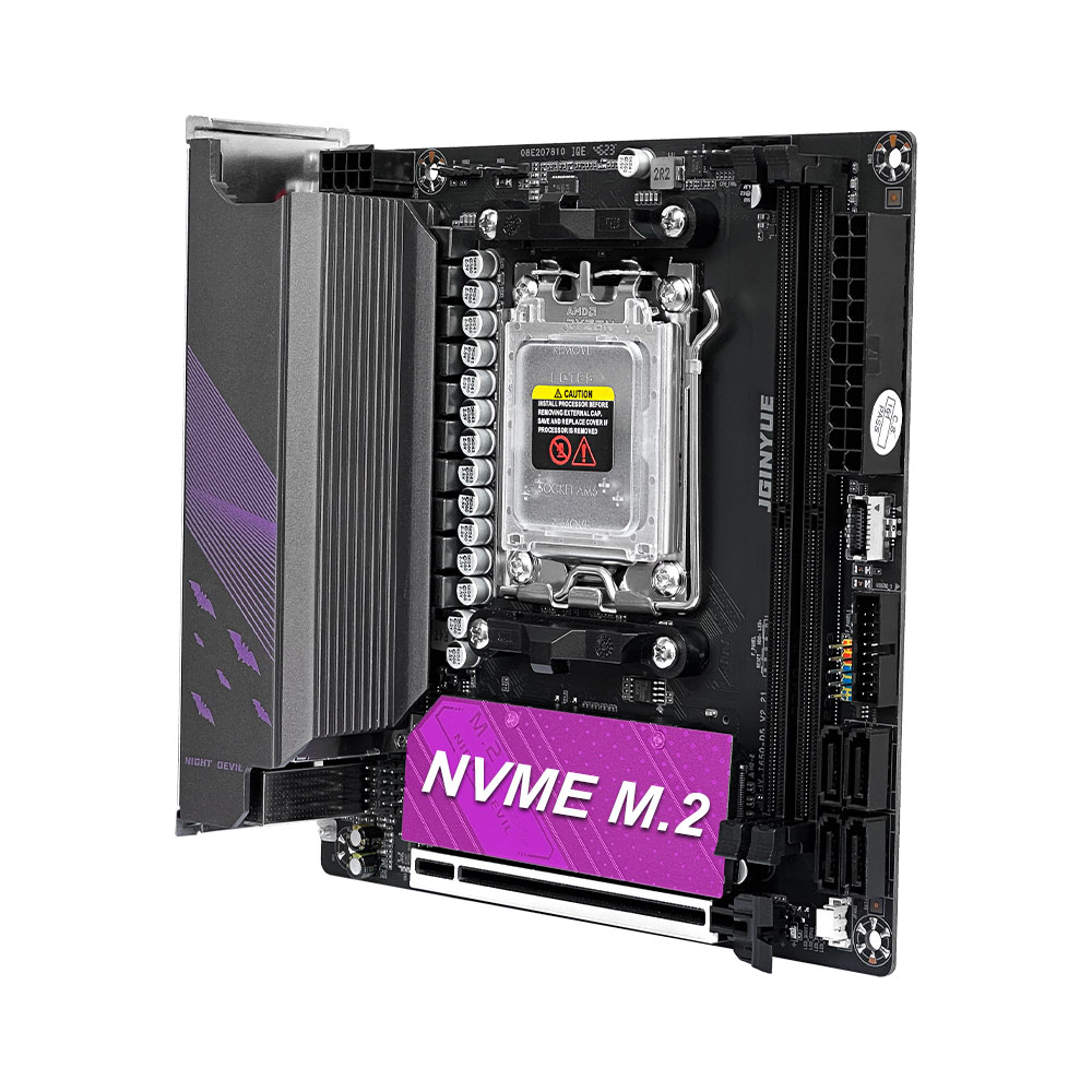 JGINYUE B650i Night Devil Main – Pc Gaming Itx recenzja i cena